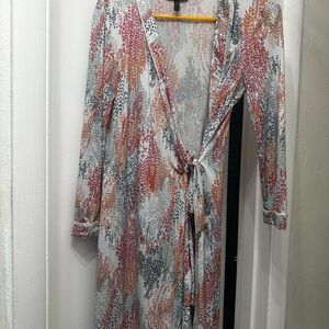 BCBGMaxAzria Multicolor Wrap Dress